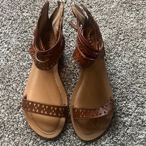 Brown sandals